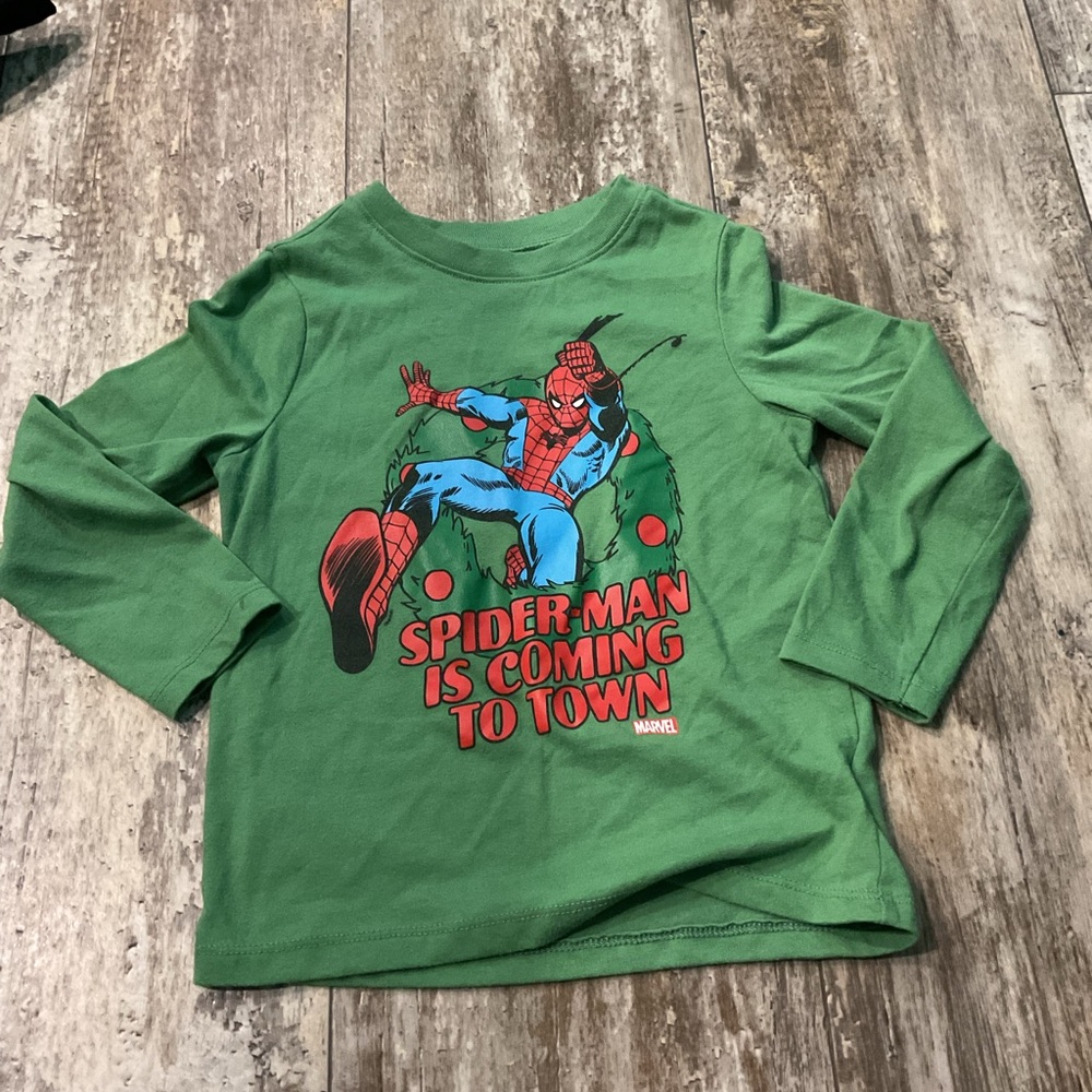 Green Spider-Man Long Sleeve Shirt